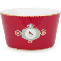 Pip studio Kom Love Birds Red 15 cm (Set van 4)