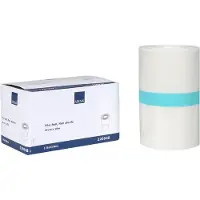 Abena film wondfixatiefolie op rol 10cm x 10m - Transparant Folieverband - Ideaal voor net geplaatste tatoeages