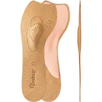 Pedag Maat 35 Lady 3/4 leren inlegzool voor hoge hakken schoenen met spreidvoetpolster voor optimaal comfort