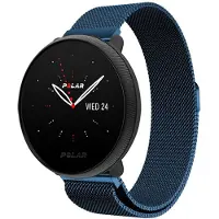 Strap-it Luxe Milanese bandje - geschikt voor Polar Ignite / Ignite 2 / Ignite 3 / Unite / Pacer - blauw