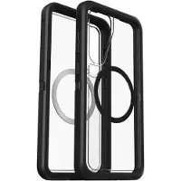 Otterbox Defender Samsung Galaxy S25 Plus Back Cover met Magneet Transparant Zwarte Rand