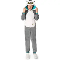 Opposuits Onesie maki grijs/wit male | Maat: 110/128