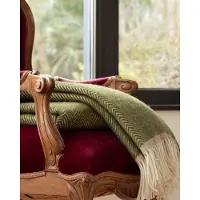 Most - Wollen plaid Denver - 100% Nieuw-Zeelandse wol - 140 x 200 cm - groen