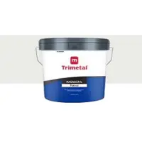 Trimetal Magnacryl Plafond - Watergedragen matte plafondverf met hoge dekkracht - Kleur RAL 9010 Pure White ( gebrokenwit) - 10 L