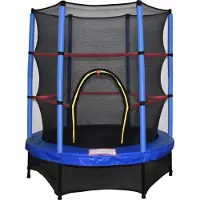 Viking Choice Blauwe Kindertrampoline 140 cm met Veiligheidsnet - Merkloos