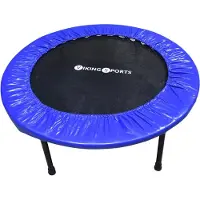 Viking Choice Viking Sports Fitness Trampoline - Opvouwbaar - Ø 101 cm - Blauw