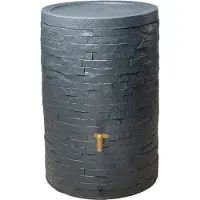 Garantia - Regenton- Arondo 400 L - grafiet - met kraantje