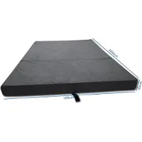 Viking Choice Opvouwbaar Logeermatras - Camping Matras 120x200 cm - Grijs Polyester - Huisstofmijtwerend