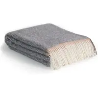 Most - Wollen plaid Venezia grey - 100% Nieuw-Zeelandse wol - 140 x 200 cm - grijs