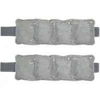 Fashy Gel kussen - 2x - warm/koud - 45 x 15 cm - warmtekussen/koelkussen - hotpack/coldpack - Verkoeling - Stijve spieren