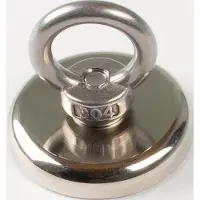 Eichner Neodymiummagneet D.40mm verzinkt, m.oog D.17mm 5st./doos