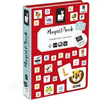 Janod Alphabet Magnetic Book Italian Transparant