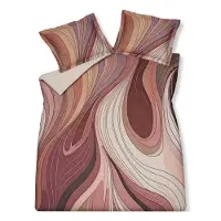 Vandyck Dekbedovertrek Fortunate Ash Rose Satijn-200 x 200 / 220 cm | 2-Persoons