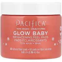 Pacifica , Glow Baby, Brightening Peel Pads, 60 Natuurlijke Fiber Pads