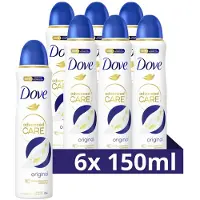 Dove Advanced Care Original anti-transpirant deodorant spray - 6 x 150 ml