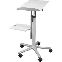 MAUL Projectietafel 9333, grijs, zonder 3-voudige contactdoos