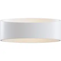 Maytoni LED-wandlamp Trame, wit / opaal, Woon-/ Eetkamer, metaal, Modern, LED wandlamp