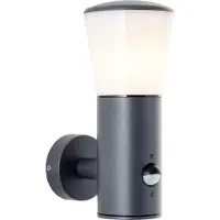 Brilliant Cliffi - Buiten wandlamp - met sensor - E27 max 1x28W - IP44 - Antraciet
