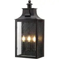 Elstead Lighting LED Wand Buitenlamp Balmoral | 3X E14 Max 60W | IP44 | Dimbaar | Old Bronze