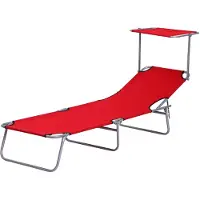 Outsunny Sunny Tuinfauteuil tuinmeubelen stoffen ligstoel ademend parkzon met hoge rugleuning zonnebaden waterafstotend weerbestendig relaxen relaxen opvouwbaar brede gestoffeerde ligstoelen opvouwbaar