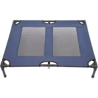 PawHut Honden- en katten slaapbed blauw 92 x 76 x 18 cm