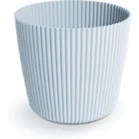Prosperplast Plantenpot/bloempot Buckingham - kunststof - lichtgrijs - 39 x 34 cm - Plantenpotten