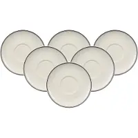 Villeroy & Boch Kaffee- / Teeuntertassen Design Naif ø 15 cm Set van 6