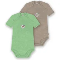 Normani Rompertje/body 'Tauranga' beige / groen / gemengde kleuren