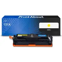 PrintAbout Huismerk HP 131A (CF212A) Toner Geel
