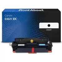 PrintAbout Toner 046H BK Zwart Hoge capaciteit geschikt voor Canon