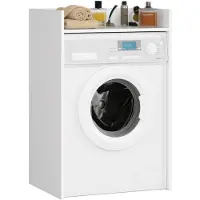 Akord Wasmachine Kast / Wasmachine Ombouw / Wasmachine Meubel FIN / Wit / Furniture Factory / 64 x 98 x 50 cm