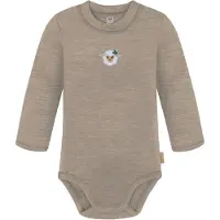 Normani Rompertje/body 'Tuai' beige / grijs / pink / wit