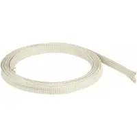DeLOCK Braided Sleeve made of nomex fibers 2 m x 10 mm white