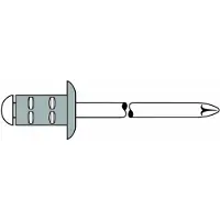Gesipa Blindniete Alu/Stahl 4x17 mm PolyGrip Mini-Pack mit 50 Stück