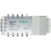 Axing SPU 58-05 Satelliet multiswitch Ingangen (satelliet): 5 (4 satelliet / 1 terrestrisch) Aantal gebruikers: 8 geschikt voor Quad LNB