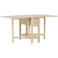 Venture Home Edward eetkamertafel met uitschuifbare 80x150cm whitewash.