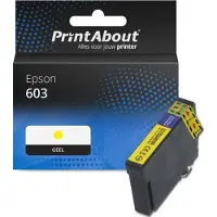 PrintAbout Inktcartridge 603 (C13T03U44010) Geel geschikt voor Epson