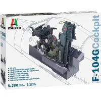 Wittmax Modelbouwpakket Vliegtuigen - 2991 F-104 G Cockpit Plastic - 1:12 - Modelbouw