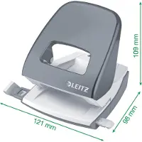 Leitz 5008 NeXXt perforator zwart 2-gaats (30 vel)