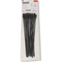 Hellermanntyton 115-07270 SOFTFIX-S-TPU-BK-XK Kabelbinder 260 mm 7 mm Zwart Hersluitbaar, Zeer flexibel, Met terughaaloog 12 stuk(s)