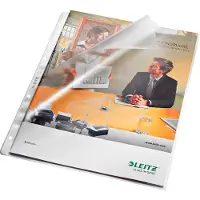 Leitz Geperforeerde zakken 4780 - A4 -130 micron - opening aan bovenzijde en geperforeerde zijde - 4-gaats perforatie - 100 p.