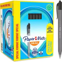 Papermate InkJoy InkJoy Intrekbaar Balpen Zwart 0,3 mm Medium Balpen 100 Stuks