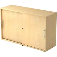 Hjh OFFICE PRO BETA 1752S - Esdoorn Hoogte van de map | 2 OH Schuifwandkast Rail handvat (kunststof)