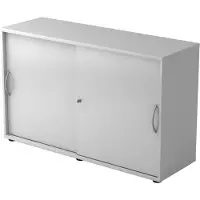 Hjh OFFICE PRO BETA 1752S - Grijs Hoogte van de map | 2 OH Schuifwandkast Metalen handgreep