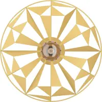 Eglo Gouden plafondlamp Castanuelo Ø 42,5cm