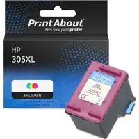 PrintAbout Huismerk HP 305XL (3YM63AE) Inktcartridge 3-kleuren Hoge capaciteit