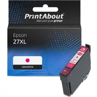 PrintAbout Inktcartridge 27XL (C13T27134012) Magenta Hoge capaciteit geschikt voor Epson
