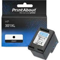 PrintAbout Huismerk HP 301XL (CH563EE) Inktcartridge Zwart Hoge capaciteit