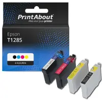 PrintAbout Huismerk Epson T1285 Inktcartridge 4-kleuren Multipack