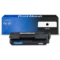 PrintAbout Huismerk Canon FX-10 Toner 2x Zwart - Multipack